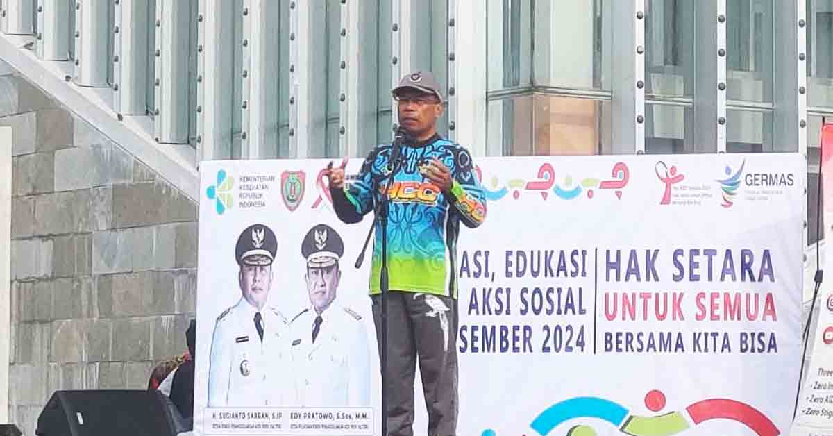 Senam Bersama dan Aksi Sosial Dalam Rangka Peringatan Hari AIDS Sedunia